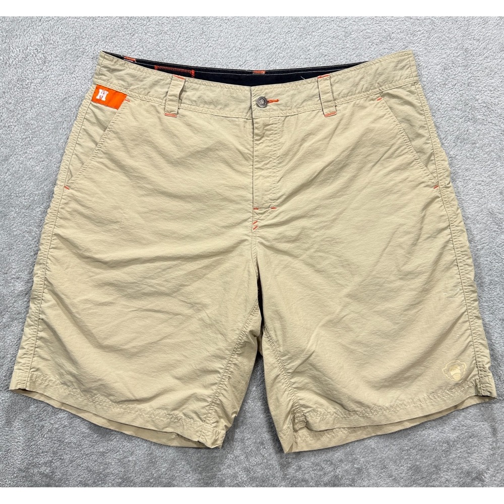 Howler Bros Shorts‎ Mens 38 Beige Horizon Hybrid 9" Nylon Performance Chino  *